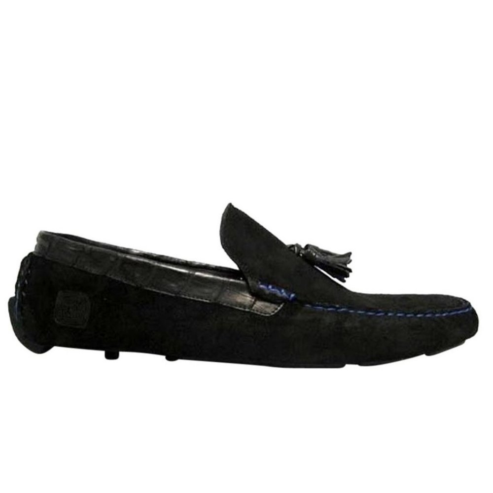 Kuyban Suede/Crocodile Car Shoe with Tassels - Perfect Father’s Day gift!!!